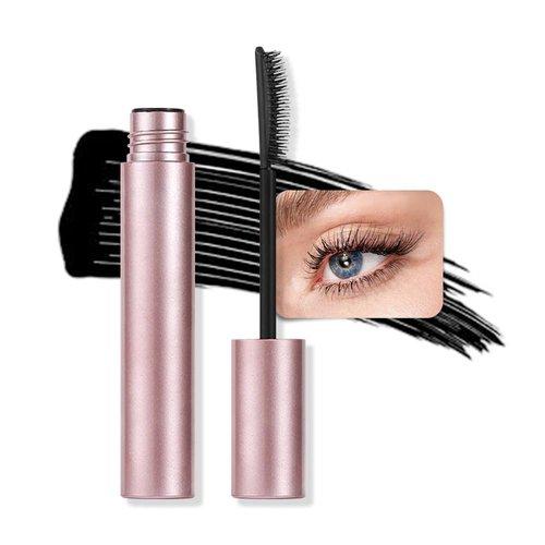 Lash Mascara, Waterproof, Flake & Smudge Resistant, Cruelty-Free, Nourishing Formula, Black (Black, 1pcs)