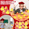 Gemscream 48 Pcs Mini Graduation Rubber Ducks with Graduation Tassel Cap and Certificate Gold Yellow Grad Duck for Pool Float Party Favors Decor Classroom Reward Prize Gifts, 2 Inch, 2 Style (Red)