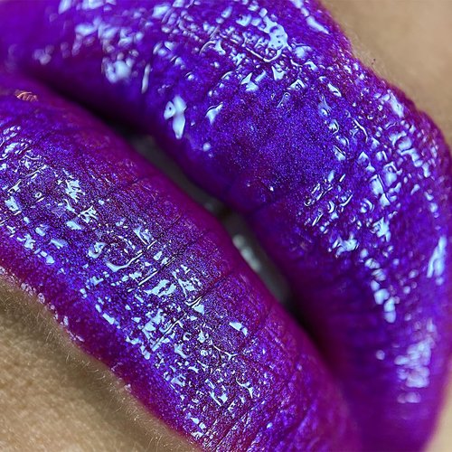 Unicorn Snot Liquid Metal Lip Paint - Metallic Lip Gloss - Liquid Lipstick w/ Intense Pigment Lip Color & Metallic Shimmer - Stocking Stuffers for Women, Cruelty-Free Lip Makeup, Atomic Purple (Boom)