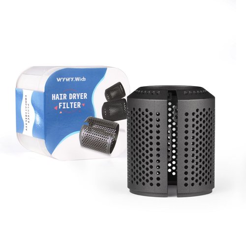 Upgraded Hair Dryer Filter Cover Compatible with Dyson Supersonic HD01 HD03 HD08 Hair Dryer Attachment, Hair Dryer Strainer Filter Replacement Parts(Gray)