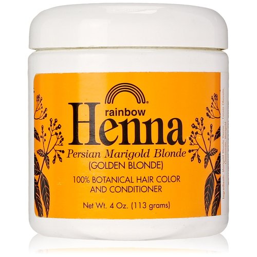 Rainbow Research Henna Hair Color and Conditioner, Persian Marigold Blonde/Golden Blonde, 4 Ounce