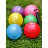 Premium Knobby Balls - (Pack of 6) Bulk 7 Inch Sensory Balls and Spiky Massage Stress Balls, Fun Bouncy Ball Party Favors, Best Stocking Stuffers for Kids, Toddlers
