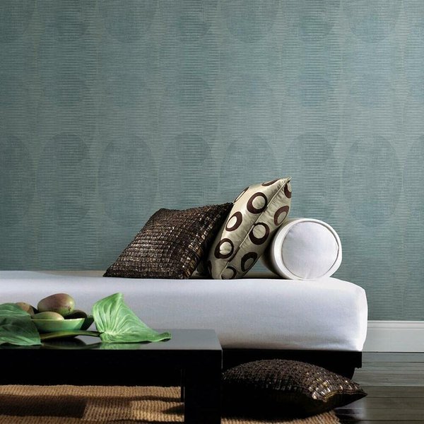 RoomMates RMK12225PLW Nikki Chu Sea Blue Sahara Peel and Stick Wallpaper