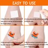 Crab Temporary Tattoos 24 Sheets (144 PCS) Crab Party Favors for Crab Boil Party, Seafood Picnic, Baby Shower, and Crab Themed Decorations