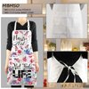 MBMSO Nail Tech Apron Manicurist Apron Nail Cosmetology Gift for Nail Technician Nail Artist Nail Techs Add Polish to Life (Nail Art Apron-w)