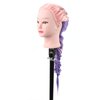 Stancia 24’’-26’’ Doll Head for Hair Styling, Mannequin Head for Practicing Braiding, Synthetic Fiber Hair, Hair Styling Mannequin Head with Hair, Manikin Cosmetology Doll Head (Table Clamp Included)