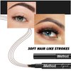 iMethod Eyebrow Pen - iMethod Eyebrow Pencil with a Micro-Fork Tip Applicator Creates Natural Looking Brows Effortlessly and Stays on All Day, Dark Grey