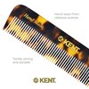 Kent FOT TY Fine Tooth Comb - Beard Comb-Handmade Travel Pocket Comb - Styling Small Comb - Hair Comb for Fine or Thinning Hair-Mustache and Beard Care, Hair-Essential Comb for Kent Beard Kit
