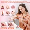 NAILGIRLS Portable Electric Nail Drill - Rechargeable Nail Drill Machine Kit 35000RPM Professional Cordless Electric Nail File for Acrylic, Gel Nails, Manicure Pedicure Polishing Tools Home Salon Use