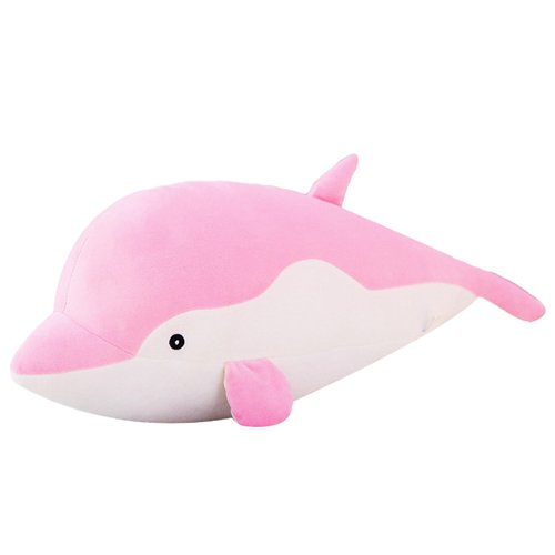 XiRiDa Dolphin Stuffed Animals Plush Hugging Pillow Dolphin Plushies Toy for Kids 15.7"