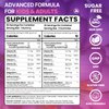 Saffron Gummies for Kids Adults 88.5mg, 15-in-1 Saffron Supplements for Kids, with B6, B12, C, D3, Magnesium Glycinate, Zinc for Nerve, Rest, Focus, Sugar Free, Vegan, Non- GMO, Peach Flavor, 60 Count