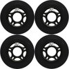 Player's Choice Outdoor Inline Skate Wheels 89a 4-Pack - Choose Size, Color, and Bearings (Black, 80mm 4-pk (No Bearings))