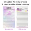 NAGARAKU Eyelash Extension Storage Card Premade Fans Volume Lash Storage 2mm Sticky Strip False Eyelashes Paper Card (20 Sheets with 1 Roll Tape)
