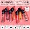Expressions 7pc Lip Oil Collection - Nourishing High Shine Lip Glow with Essential Oils, Hydrating Roll On Lip Oils Infused w/Essential Oils - Rollerball Lip Oils, Vitamin Enriched Lip Oil Set