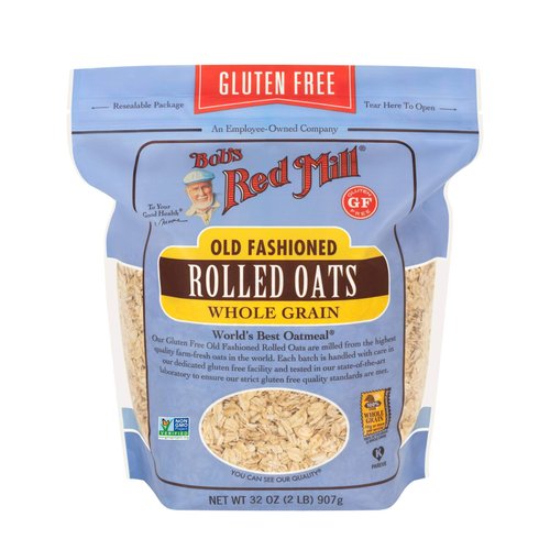 Bob's Red Mill Gluten Free Old Fashion Rolled Oats, 32-ounce