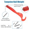 Fishing Weights Tungsten Nail Weights Insert Sinkers Wacky Weight Fishing Sinkers Bass Fishing 2.2g 10pcs