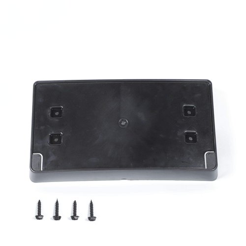 Voodonala for Jeep JL Front License Plate Mounting Bracket Frame for 2018-2024+ Jeep Wrangler JL JLU & Gladiator JT Number Plate Holder Registration Plate Frame Exterior Accessories, ABS Black