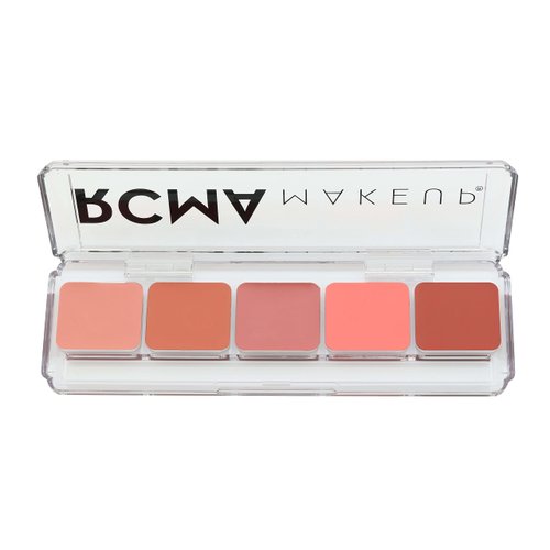 RCMA 5 Part "Series Favorites" Palette Cream Blush #1, Highly Pigmented & Blendable Shades of Pink, Cheek Blush for Professional Makeup Artists