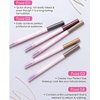 Daisy Doll by Mary Quant Japanese 3-in-1 Eyebrow Liner Kit (Pencil, Powder & Brush) for Long-wearing Brow Powder and Bursh for Smuge-free Eye Makeup, BR04 Ash Brown 0.02 fl oz