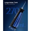 MORNWELL Water Flossers for Teeth 270ML Integrated Water Tank with LCD Display 4 Modes 6 Jet Tips USB Rechargeable Water Teeth Cleaner Pick for Home Travel