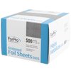 ForPro Professional Collection Embossed Foil Sheets 500S, Aluminum Foil, Pop-Up Dispenser, for Hair Color Application and Highlighting Services, Food Safe, 5” W x 10.75” L, 500 Count