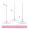10 PCS Acrylic Doll Stands, Doll Display Stands with Adjustable Waist Clip, Transparent Doll Support Stand, Mini Doll Holder Stand for 11 to 13 Inch Dolls Action Figure Stand Doll Accessories (Clear)