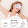 Ditoi Steam Eye Masks, Rich Hyaluronic Acid Heated Lavender Eye Mask, Disposable SPA Sleep Eyes Mask, Relieving Dry Eyes, Dark Circles and Puffiness, 10 Packs
