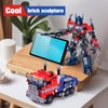 TIALLOW Transform Sets Robot Building Block Toys，2-in-1 Transforming Mech Truck Building kit，Christmas Birthday Gift for Adults Boys Age 8-12 (Blue)