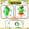 KatchOn, Cactus Balloons for Cactus Party Decorations - Huge 34 Inch, Pack of 4 | Cinco de Mayo Balloons, Fiesta Balloons for Cactus Decorations | Mexican Party Decorations, Taco Tuesday Decorations
