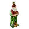 Old World Christmas Ornaments: Fisherman Collection Glass Blown Ornaments for Christmas Tree, Fly Fishing