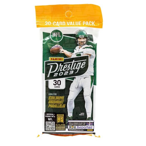 2023 Panini Prestige Football Trading Card Cello Value Pack - 30 Cards per Pack