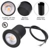 RNEHON 5W In-Ground Well Light,Low Voltage 12-24V, In-Ground Lighting,IP67 Waterproof, Aluminum, 3000K Outdoor Lighting for Yard,Lawn,Garden,Patio,Black Pack of 1