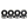 RADECKAL Black ABEC 9 Skateboard Bearings, Skateboards, Longboards, Cruisers, Inline Skates, Roller Skates, Pre-Lubricated, High Precision Rating, Long Lasting (1 Set of 8)…