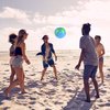 Coopay 10 Pack Inflatable Globe PVC World Globe Inflatable Earth Beach Ball for Beach Playing or Teaching