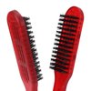 Clamp Hair Brush, Hair Straightening Comb Bristle Double Sided Brush for Hair Hair Straightener Comb Double Brushes Comb Hair Styling Brush Hair Clamp Combs for Wide Wavy Curly Hair Styling Tools