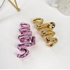 Gold Snake Hair Claw Clip Gold Line Hair Clip Metal Snake Shape Creative Claw Clips for Women Girls Hair Accessories Fashionable Hair Claw Clips for Thick-gol Clips and Barrettes