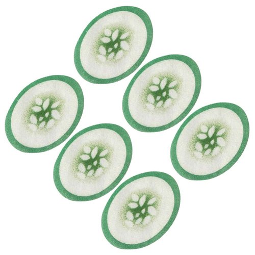 100pcs Under Eye Pads Disposable Cucumber Print Non-Woven Eye Patches Eyelash Pad DIY Eye Care Tool for Home Travel and Salon