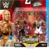 Mattel WWE Big E vs Bobby Lashley Championship Showdown Action Figure 2-Pack with Mattel WWE Championship, 6-inch