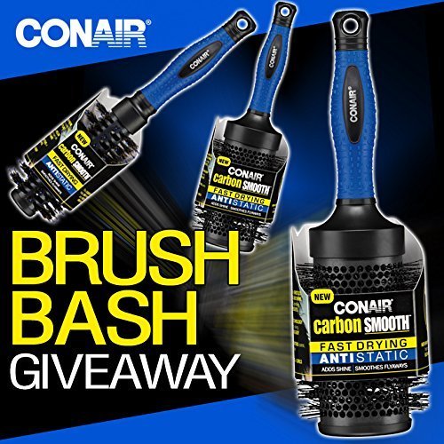 Conair Small Round Carbon Smooth Hair Brush