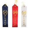 1st Place (Blue) Award Ribbons with a Card and String (24) pack