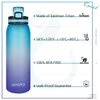 Opard 30oz Sports Water Bottle with Leak Proof Flip Top Lid BPA Free Tritan Reusable Plastic for Gym and Outdoor