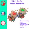 Bonka Bird Toys 2863 Pack Two Small Party Box - Parrot Beak-Engaging Toy, 2"x1.75", for Small/Medium Birds