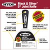 HYDE 02750 Flex Joint Knife, 5 Inch, Black and Silver