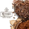 Kitcoff Manual Coffee Grinder - Hand Beans Mill with 18-Click Settings, Stainless Steel Body with Ceramic Burr & Ergonomic Grip, Removable Hand Crank - Includes Cleaning Brush, Travel & Storage Pouch