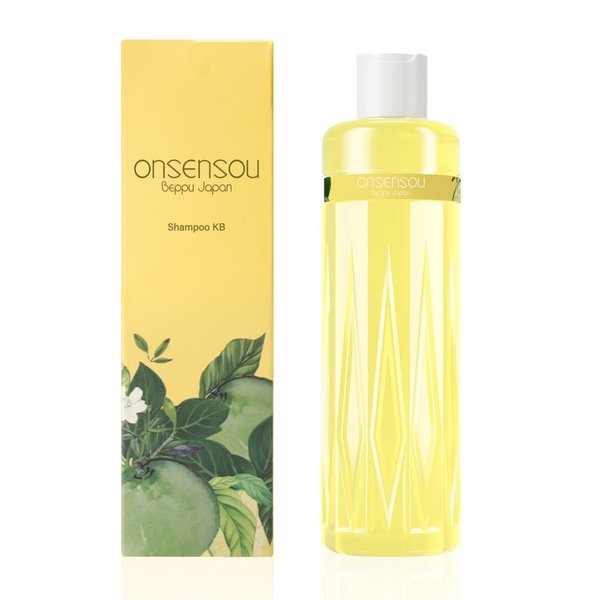 ONSENSOU Kabosu Organic Sulfate-Free Shampoo with Hot Spring Algae, Hot Spring Yeast & Green Algae Extract, Nourishing Formula for Hair Cuticle Care, 10.14 fl oz