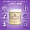 Lotus Moon® - Calendula + Chamomile Flower Balm | Facial Cleansing Balm, Oil-Based Makeup Remover, Plant-Based, Clean, Cruelty-Free, Functional Skincare (3.5 fl oz | 105 ml)