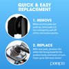 Peeps CarbonKlean Replacement Pads - For Eyeglasses, Reading Glasses, and More - Lens Cleaner With Carbon Microfiber Tech - 2 Count