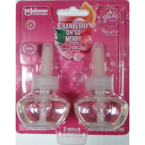 Cranberry Oh So Merry PlugIns® Scented Oil 2 Refills