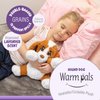 Warm Pals - Hound Dog - 1.5lbs - Cozy Microwavable Lavender Scented Plush Toys - Heated Stuffed Animal - Heatable Coolable Bedtime Comfort Plushie
