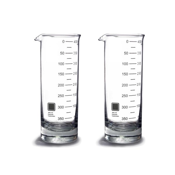 Periodic Tableware Laboratory Beaker Highball Glasses